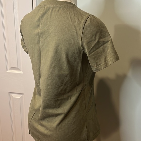 Women's Summer Short Sleeves V Neck T Shirt with Leopard/Sequin Print Po… - Picture 9 of 9